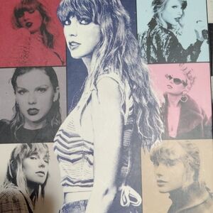Taylor Swift Colorful Pop Art Style Box